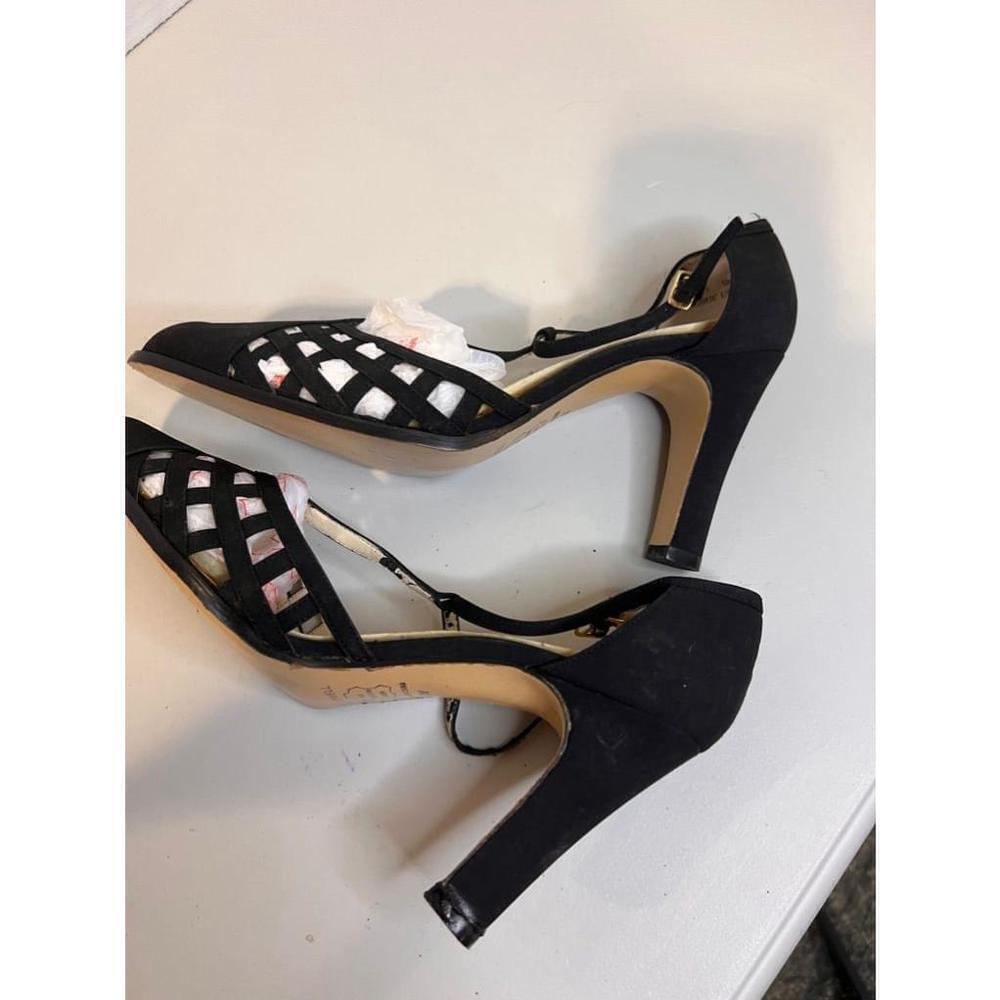 Apostrophe Black Heels Women's Size 7M - Picture 4 of 12